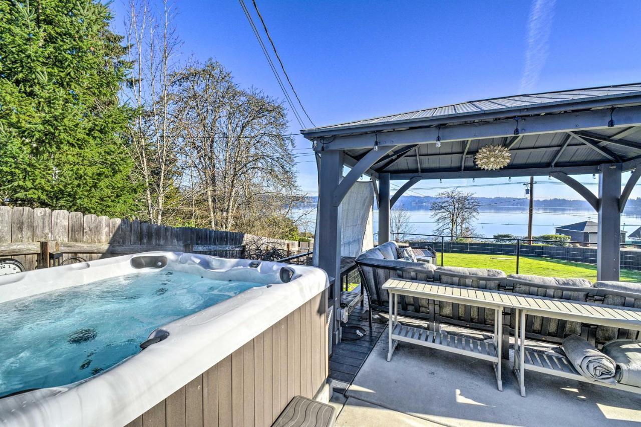 Puget Sound Cabin With Hot Tub And Water Views! بريميرتون المظهر الخارجي الصورة